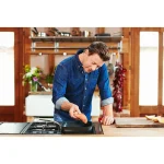 Tefal Jamie Oliver Cook's Classics Grill Pan 23x27 Cm Non-stick Coating Ridged Cooking Surface Induction Compatible Oven Safe Riveted Handle E2454144 - Image 3