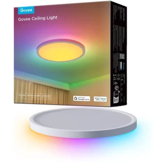 Govee Παραλληλόγραμμο Εξωτερικό LED Panel 24W με RGBIC Φως 30.5x30.5εκ. H80A1C01
