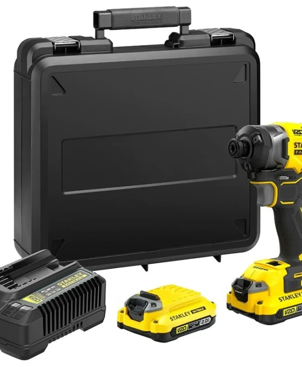Stanley Fatmax Κατσαβίδι Μπαταρίας Brushless 18V 2x2Ah SF-SFMCF820D2K