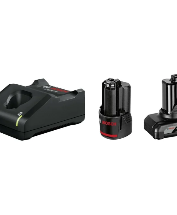 Bosch Σετ 2 Μπαταριών Εργαλείου Λιθίου 12V Χωρητικότητας 2Ah με Φορτιστή GAL 12V-40 1600A01NC9