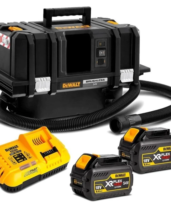 Dewalt DCV586MT2 Σύστημα Αναρρόφησης Σκόνης Δομικών Εργαλείων 54V 2x6Ah DCV586MT2-QW