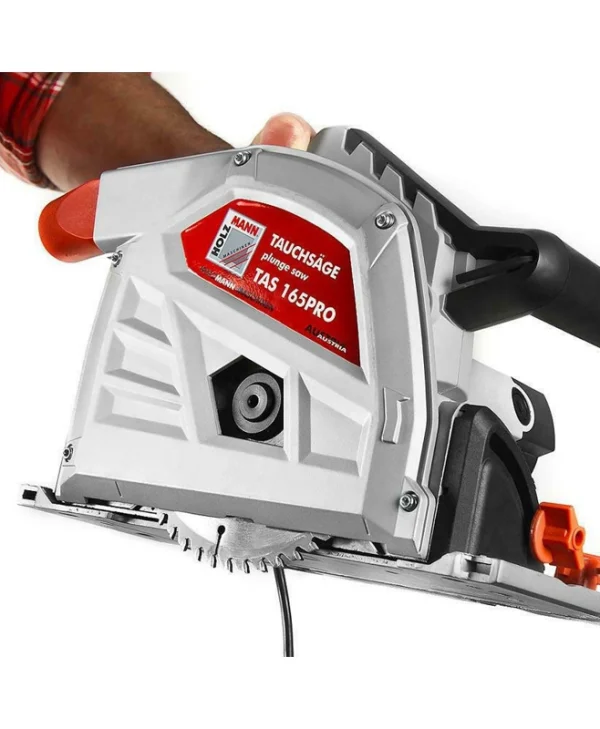 Holzmann Βυθιζόμενο Δισκοπρίονο 1400W με Ρύθμιση Ταχύτητας και με Σύστημα Αναρρόφησης TAS165PRO
