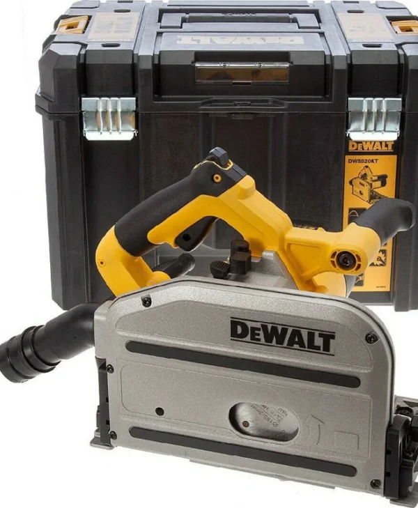 Dewalt DWS520K Βυθιζόμενο Δισκοπρίονο 1150W με Σύστημα Αναρρόφησης DWS520KT-QS