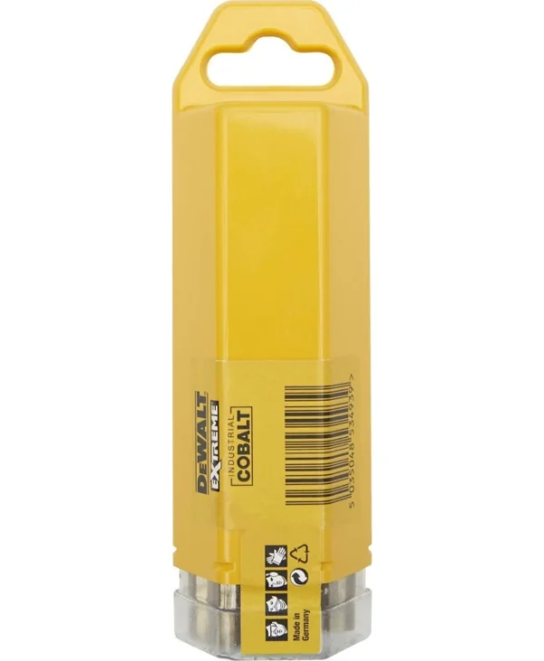DEWALT Σετ 10 Τρυπάνια Κοβαλτίου με Κυλινδρικό Στέλεχος για Μέταλλο BD-DT4933