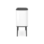 Brabantia Κάδος Απορριμμάτων από Ανοξείδωτο Ατσάλι Λευκός 36lt 313509 - Image 8