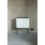 Brabantia Κάδος Απορριμμάτων από Ανοξείδωτο Ατσάλι Λευκός 36lt 313509 - Image 14