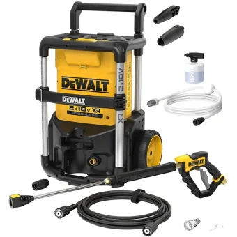 Dewalt Πλυστικό Μπαταρίας 18V Solo με Πίεση 110bar και Μεταλλική Αντλία DCMPW1600N-XJ