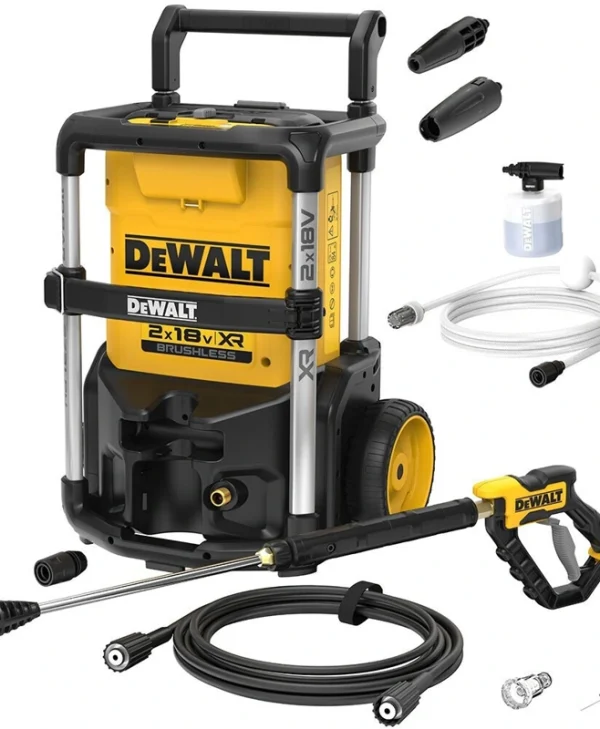 Dewalt Πλυστικό Μπαταρίας 18V Solo με Πίεση 110bar και Μεταλλική Αντλία DCMPW1600N-XJ