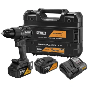 DEWALT McLaren Κρουστικό Δραπανοκατσάβιδο Μπαταρίας Brushless 18V 2x5Ah DCD86MP2T
