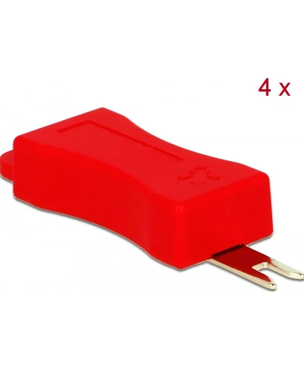DeLock Εργαλείο για τον Σύνδεσμο Ασφαλείας RJ45 86412 Σετ Εργαλεία Χειρός 4τμχ