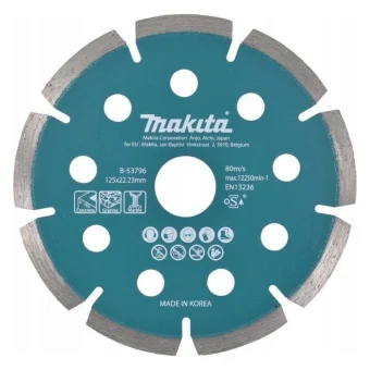 Makita Δίσκος Κοπής Δομικών Υλικών 125mm 7830312