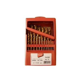 Makita Σετ 25 Τρυπάνια HSS Τιτανίου με Κυλινδρικό Στέλεχος για Μέταλλο P-61391