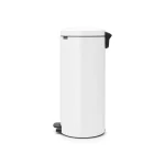 Brabantia NewIcon Κάδος Απορριμμάτων από Ανοξείδωτο Ατσάλι με Πεντάλ Λευκός 30lt 11 17 85 - Image 2