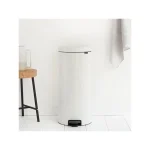 Brabantia NewIcon Κάδος Απορριμμάτων από Ανοξείδωτο Ατσάλι με Πεντάλ Λευκός 30lt 11 17 85 - Image 4