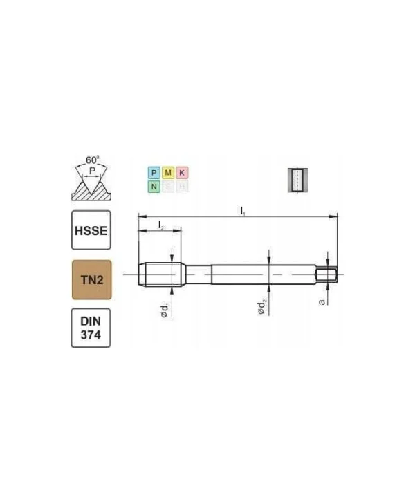 Fanar Τρυπάνι Τιτανίου D2-113X01-0124