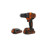 Black & Decker Δραπανοκατσάβιδο Μπαταρίας 18V 2x1.5Ah BDCDD186KB-QW - Image 2
