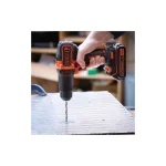 Black & Decker Κρουστικό Δραπανοκατσάβιδο Μπαταρίας 18V 1x1.5Ah BDCHD18-QW - Image 2