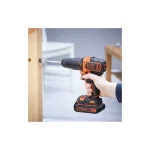 Black & Decker Κρουστικό Δραπανοκατσάβιδο Μπαταρίας 18V 1x1.5Ah BDCHD18-QW - Image 3
