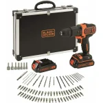 Black & Decker Κρουστικό Δραπανοκατσάβιδο Μπαταρίας 18V 1x1.5Ah BDCHD18-QW - Image 5