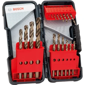 Bosch Σετ 18 HSS-Co Τρυπάνια HSS με Κυλινδρικό Στέλεχος για Μέταλλο 2607017047
