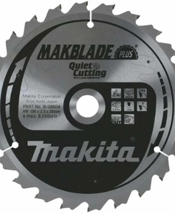 Makita Δίσκος Κοπής Ξύλου με 60 Δόντια 260mm D-46408