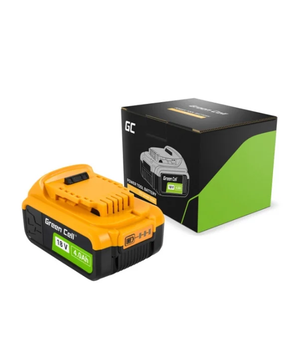 Green Cell Μπαταρία Εργαλείου 18V με Χωρητικότητα 4Ah PTDW18V4