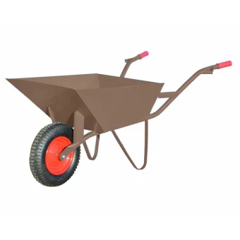Awtools Construction Wheelbarrow 85l/1.5mm Brown AW00030