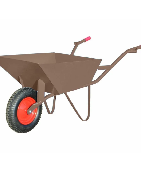 Awtools Construction Wheelbarrow 85l/1.5mm Brown AW00030