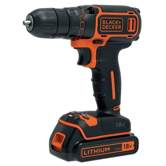 Black & Decker Δραπανοκατσάβιδο Μπαταρίας 18V 1x1.5Ah BD-BDCDC18