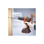 Black & Decker Κρουστικό Δραπανοκατσάβιδο Μπαταρίας 18V 1x1.5Ah BDCHD18S1KA-QW - Image 2