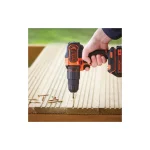 Black & Decker Κρουστικό Δραπανοκατσάβιδο Μπαταρίας 18V 1x1.5Ah BDCHD18S1KA-QW - Image 3