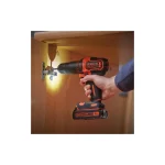 Black & Decker Κρουστικό Δραπανοκατσάβιδο Μπαταρίας 18V 1x1.5Ah BDCHD18S1KA-QW - Image 4