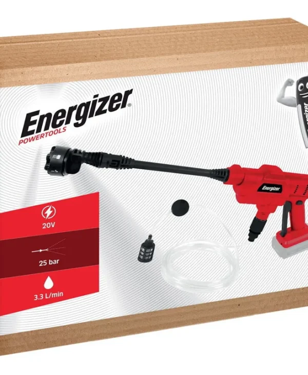 Energizer Πλυστικό Μπαταρίας 20V Solo με Πίεση 25bar 3WSG01