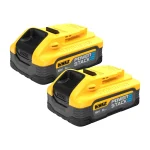 Dewalt Σετ 2 Μπαταριών Εργαλείου Λιθίου 18V με Χωρητικότητα 5Ah Powerstack DCBP518H2-XJ - Image 3