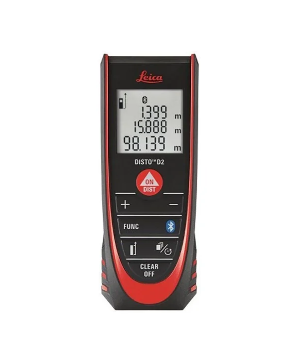 Leica Μέτρο Laser D2 Bluetooth με Εύρος Μέτρησης 0.05m-100m 837031