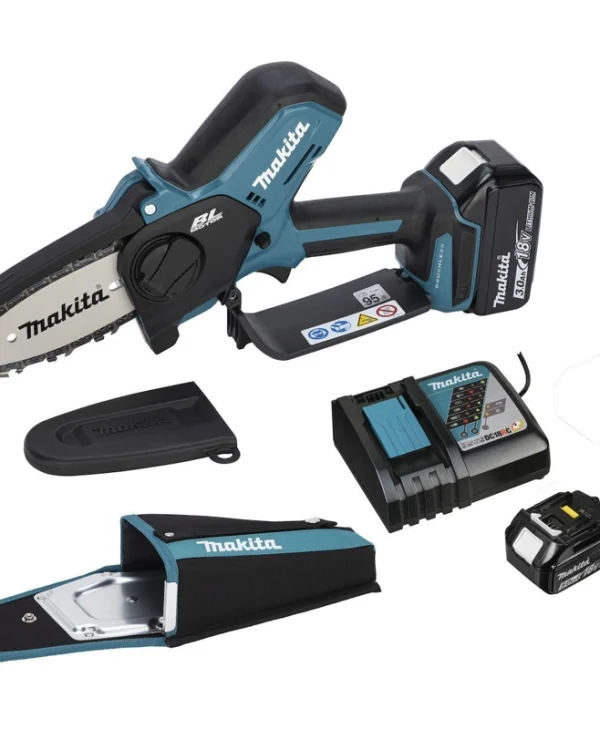 Makita Κλαδευτικό Αλυσοπρίονο Μπαταρίας 1x5Ah Brushless 2.7kg με Λάμα 10cm DUC101RX06