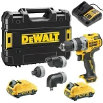 Dewalt Δραπανοκατσάβιδο Μπαταρίας Brushless 12V 2x3Ah DCD703L2T-QW - Image 2