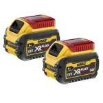 Dewalt Σετ 2 Μπαταριών Εργαλείου 18V με Χωρητικότητα 6Ah DCB546T2-XJ