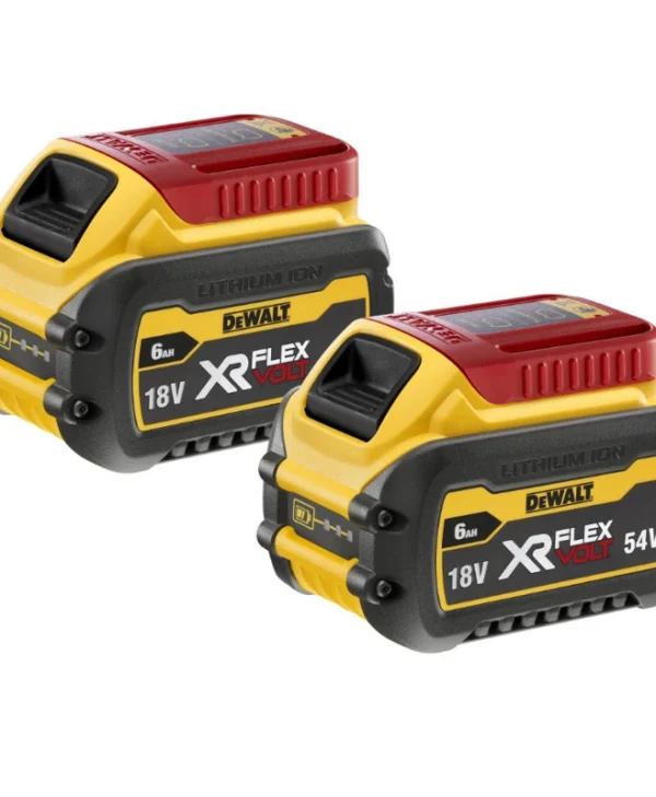 Dewalt Σετ 2 Μπαταριών Εργαλείου 18V με Χωρητικότητα 6Ah DCB546T2-XJ