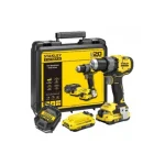 Stanley Κρουστικό Δραπανοκατσάβιδο Μπαταρίας Brushless 18V 2x2Ah SFMCD725D2K-QW