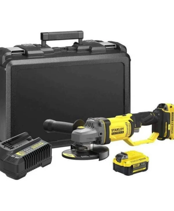 Stanley Fatmax Τροχός 125mm Μπαταρίας 2x4Ah SFMCG700M2K-QW