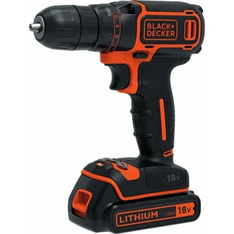 Black & Decker Δραπανοκατσάβιδο Μπαταρίας 18V 1x1.5Ah BDCDC18B