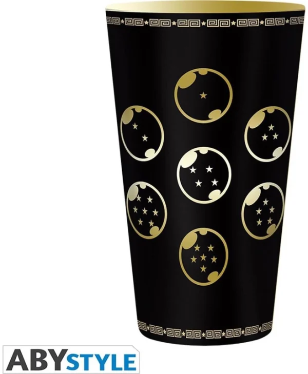 Abysse Dragon Ball Shenron Ποτήρι από Γυαλί σε Μαύρο Χρώμα 400ml ABYVER143