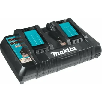 Makita Φορτιστής Μπαταριών Εργαλείου 14.4-18V Λιθίου & NiMH DC18RD Διπλός 196933-6