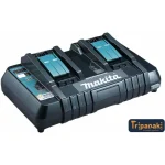 Makita Φορτιστής Μπαταριών Εργαλείου 14.4-18V Λιθίου & NiMH DC18RD Διπλός 196933-6 - Image 3