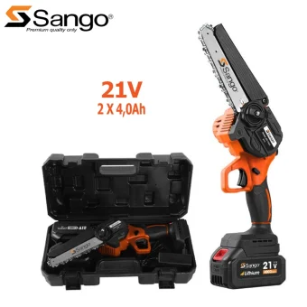 Sango Κλαδευτικό Αλυσοπρίονο Μπαταρίας 2x4Ah Brushless 21V 1.55kg 2X4,0Ah με Λάμα Carving 15cm SAN-90202
