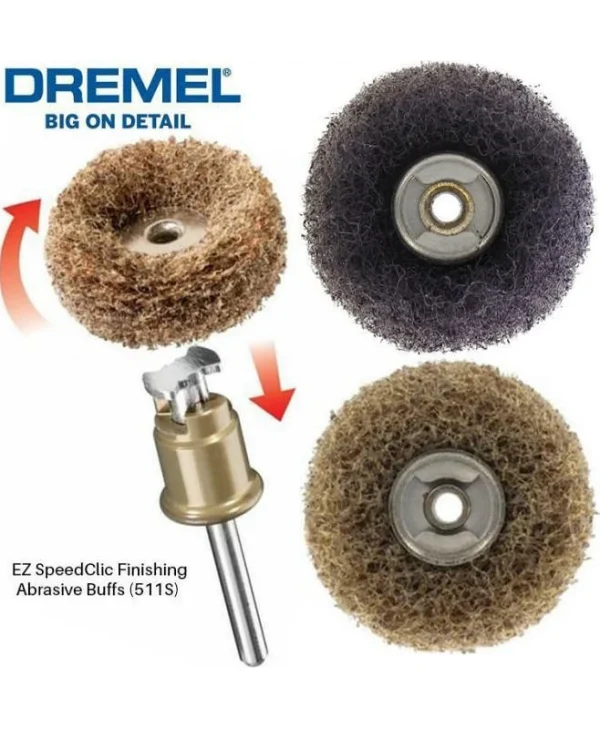 Dremel Speedclic 511S Συρματόβουρτσα για Δράπανο Σετ 2τμχ 2615S511JA