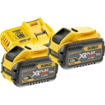 Dewalt Σετ 2 Μπαταριών Εργαλείου Λιθίου 54V Χωρητικότητας 9Ah με Φορτιστή Flexvolt DCB118X2-QW - Image 2