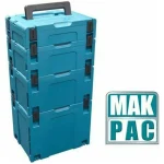 Makita MacPak 4 Εργαλειοθήκη Χειρός Πλαστική Π39.6xB29.6xΥ31.5cm 821552-6 - Image 3