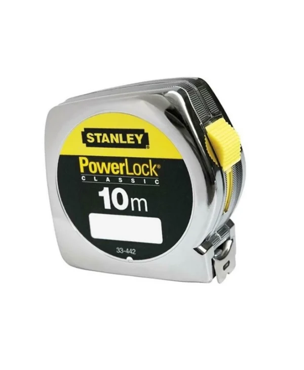 Stanley Power Lock Μετροταινία με Αυτόματη Επαναφορά 25mm x 10m 1-33-442